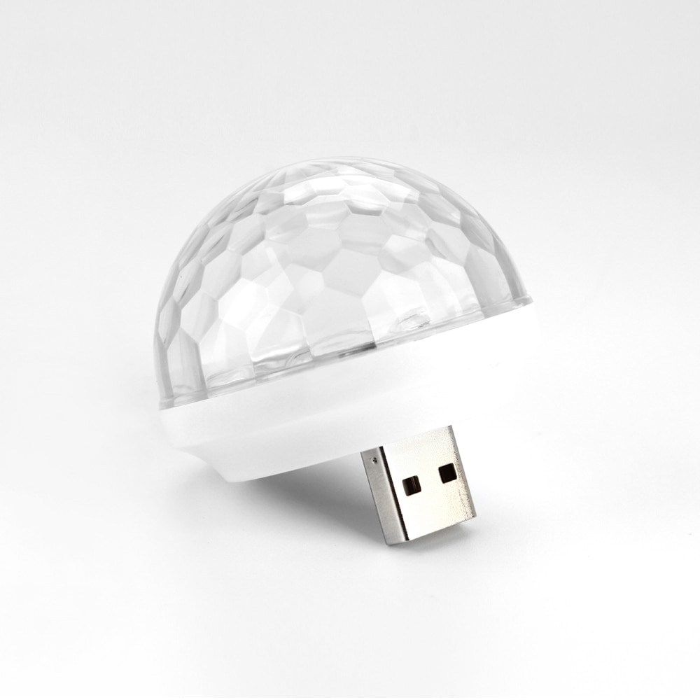 Mini USB Disco Light Computer USB Gadget Magic Dj Light Stage Lighting Effect Light RGB Small Magic Mini Lanterns Clearance
