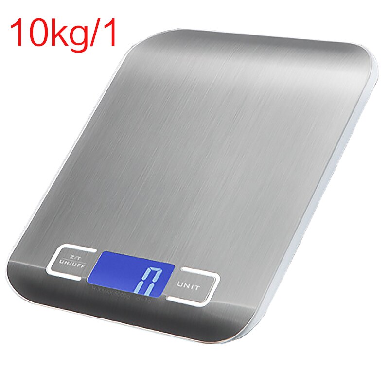 Stainless Steel Electronic Scale Kitchen Electronic Scale 5kg Household Food Scale Small Gram Scale Baking Kitchen Scale: 10kg  1g