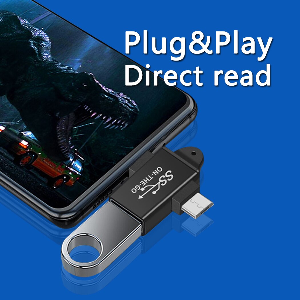 Jorindo type-c / micro usb naar usb 3.0 converter, ondersteunt otg, usb 3.1/ android mobiele telefoon naar flash drive/toetsenbord