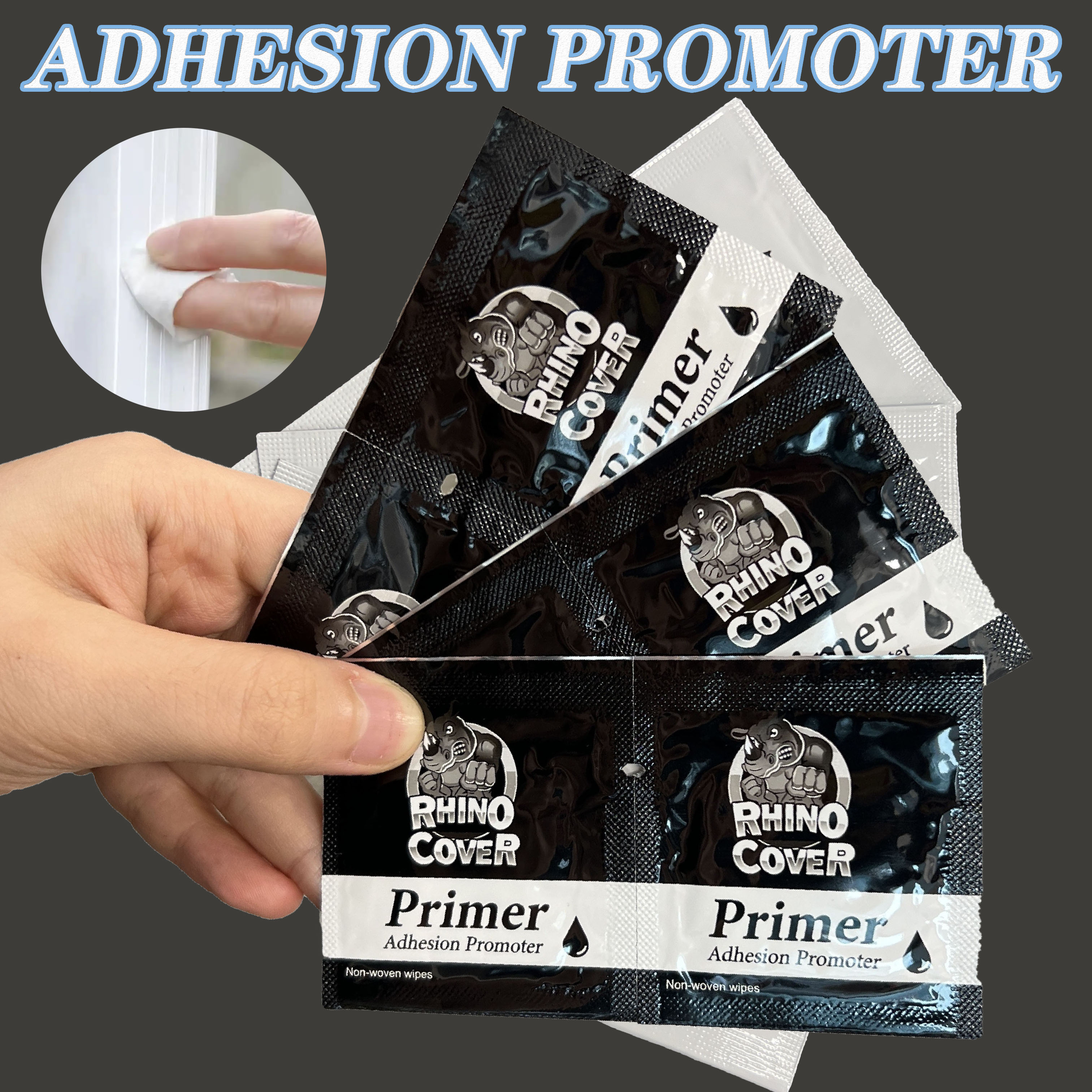 Promotore di adesione Primer da 3ML nastro biadesivo adesivo adesivo adesivo adesivo Primer promotore accessori auto adesivo 10/50/100 sacchetti