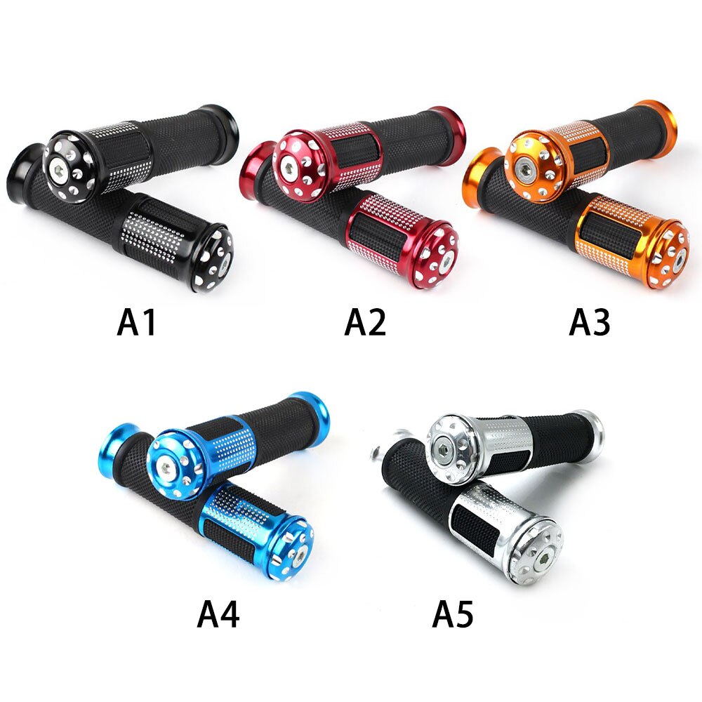 Motorfiets Universele Anti-Slip 22 Mm Stuur Hand Grips Rubber Cover Voor Crossmotor Pit Bike Motocross Handgrepen