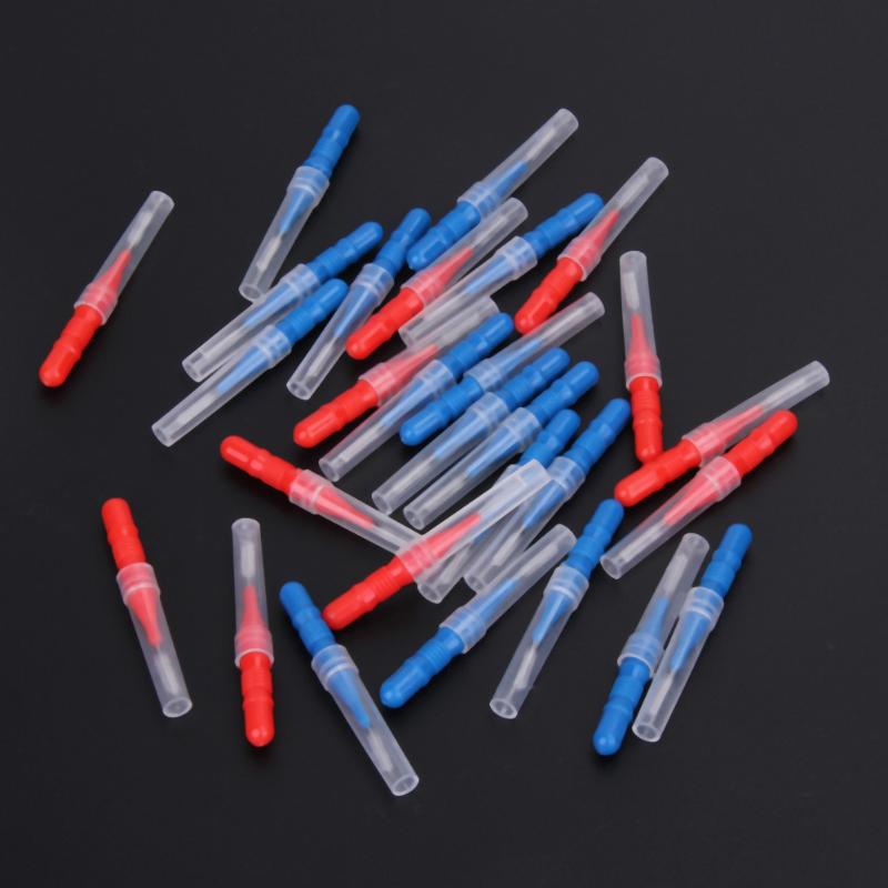 100 Stuks Rager Tandenstoker Tand Flossen Hoofd Mondhygiëne Dental Zacht Plastic Gezond Voor Tanden Reinigen Oral Care