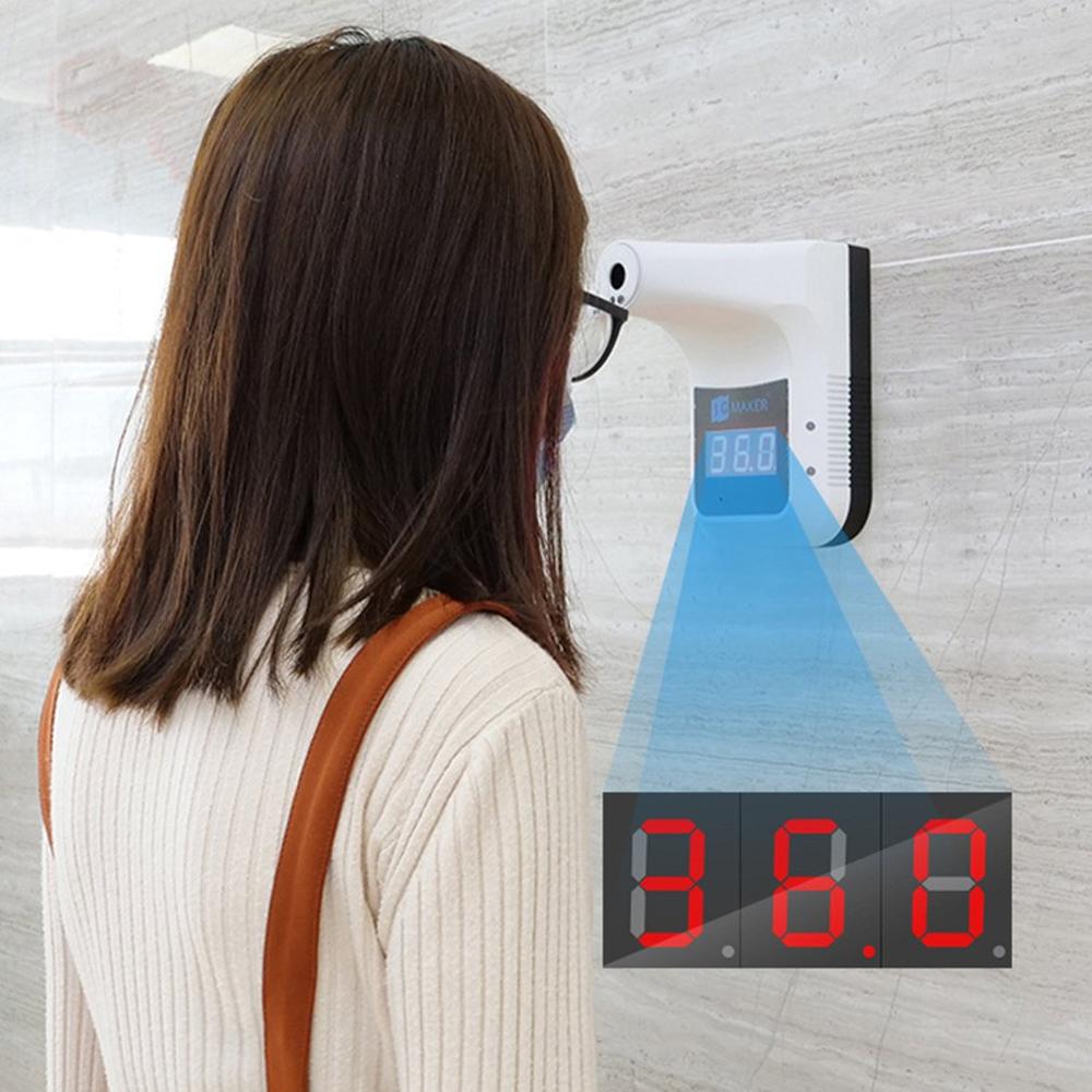 K3 Non-contact Infrared Temperature Measurement Forehead With Fever Alarm Wall-mounted Automatic Temperature Digital Display