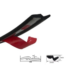 2Meter Universal- Z-Typ Schwarz Gummi Auto Tür Stamm Lippe Rand Dichtung trimmen Schutz Streifen FÜR BWN Hyundai