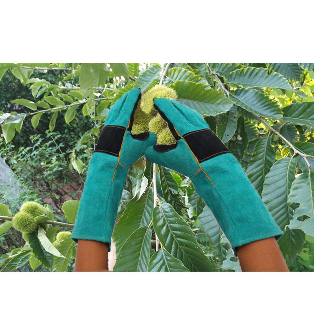 FZTEY Long Gardening Gloves, Breathable And Flexible Garden Safety