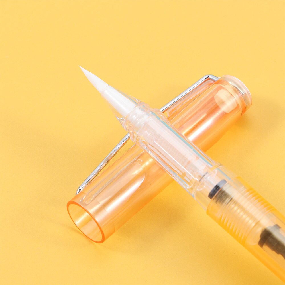Practical 135*13mm Transparent Writing Pen for Traditional Chinese Calligraphy Practice Watercolor Acrylic Painting Drawing Pen