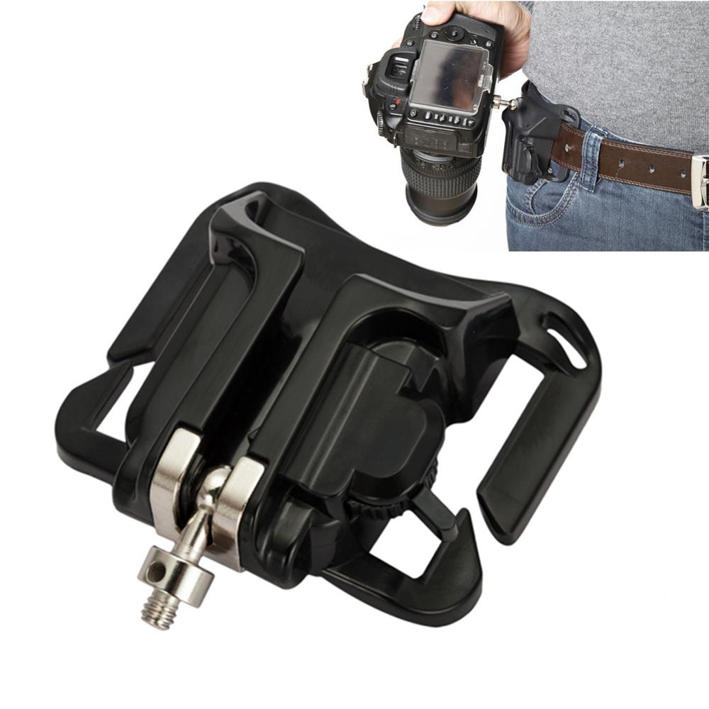 Camera Ceintuur Mount Button Buckle Mount Clip Kant Plaat Camera Quick Strap Holster Hanger Voor Sony Canon Nikon Dslr camera