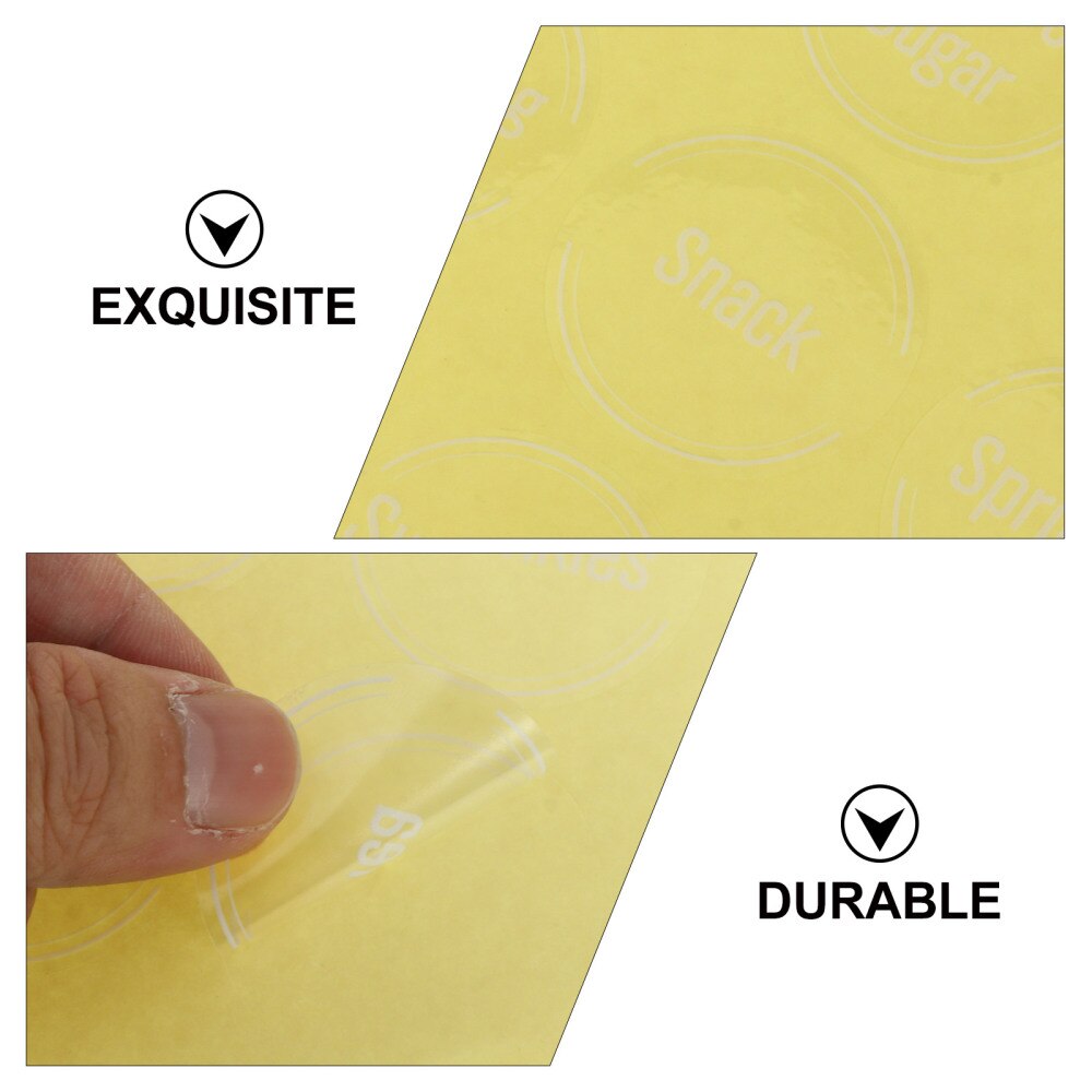 8 Vellen 144Pcs Ingrediënten Naam Label Decals Spice Labels Voor Thuis