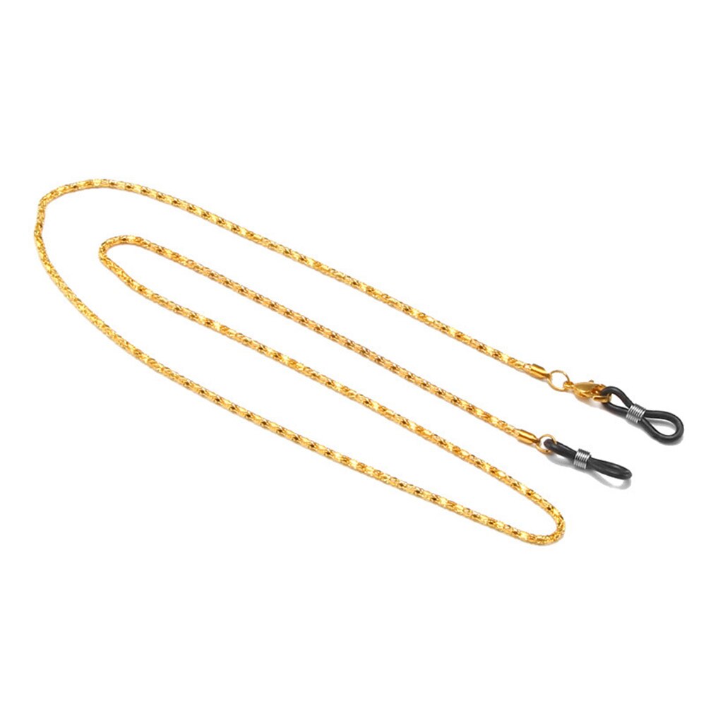 1 szt. Łańcuszek robić okularów 70cm łańcuszek robić okularów przeciwsłonecznych perły dżetów sznurek robić okularów uchwyt smycz naszyjnik okulary zroszony smycz na szyje liny