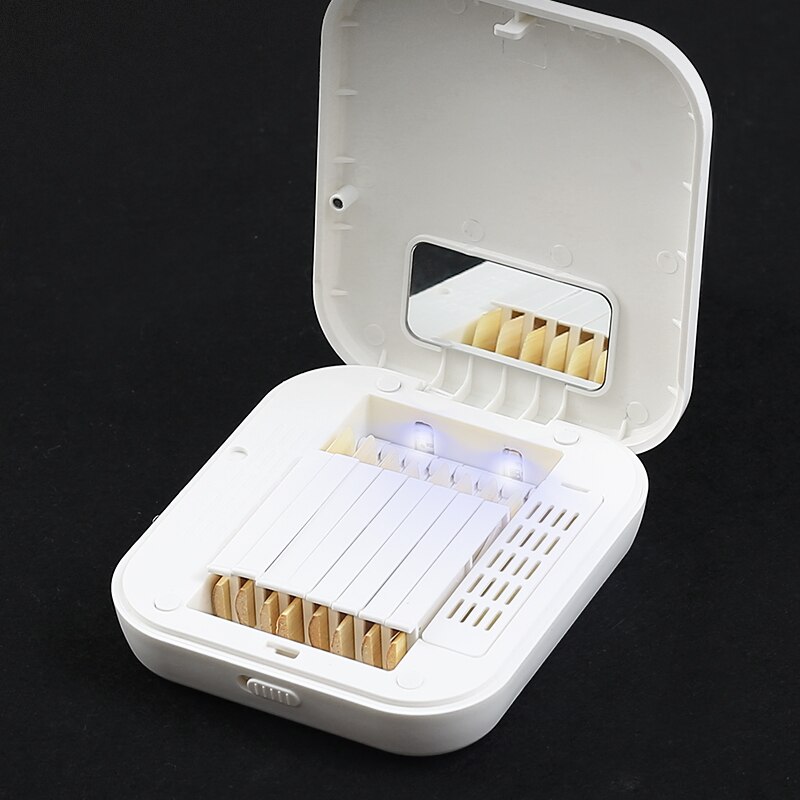 SOLO Sax Cañas los rayos ultravioleta de desinfección UV desinfectante blanco caja de ABS para cañas saxofón caja de juncos accesorios de partes de