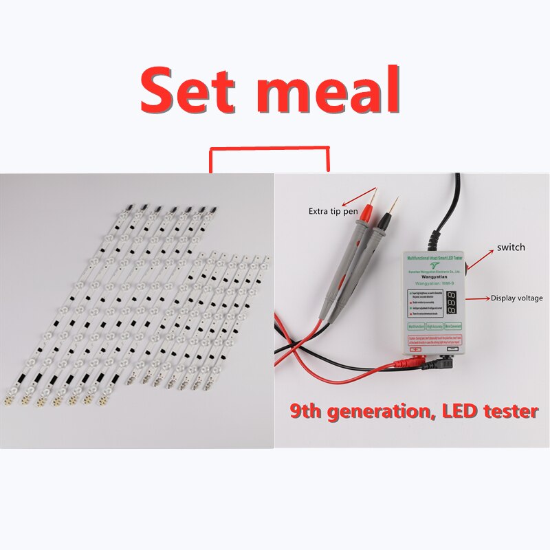 Tira de luces LED de retroiluminación para TV Samsung, Kit de barras de iluminación para modelos UE39F5300, UE39F5370, UE39F5700, D2GE-390SCA y B-R3, L, 8 y 5, 2013SVS39F