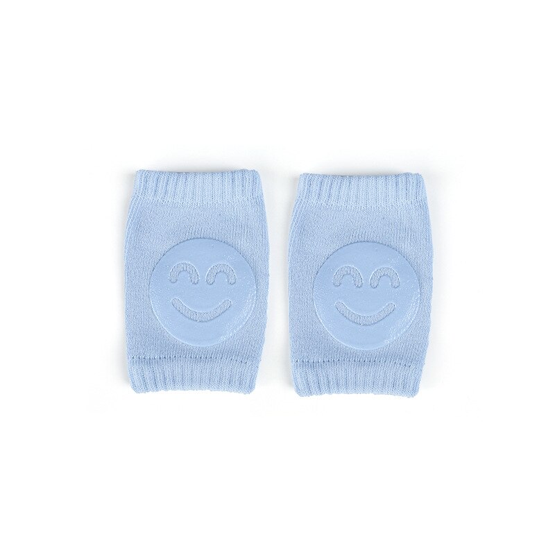Ein paar Bein Wärmer freundlicher Unterhose Krabbeln Ellbogen Säuglinge Kleinkinder Baby Zubehör Pads Schutz Sicherheit Kneepad Mädchen Jungen: Blau