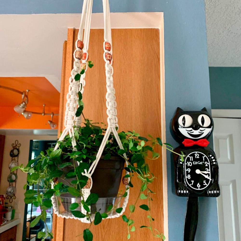 100% fatti a mano macrame gancio della pianta del fiore/pot gancio vassoio vaso per la decorazione della parete countyard/vaso da giardino vassoio per pianta