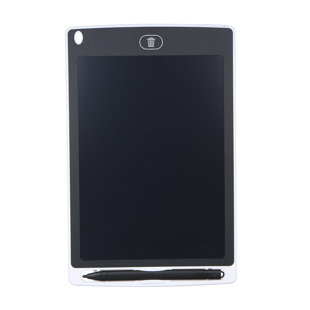 8.5 Inch LCD Drawing Tablet Portable Digital Pad Writing Notepad Electronic Graphic Board Notes Reminder with Stylus Pen: White
