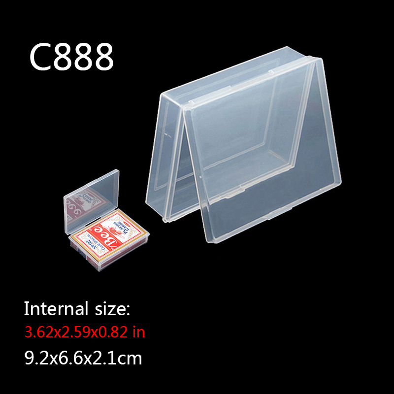 Mini Boxes Rectangle Clear Plastic Jewelry Storage Case Container Packaging Box for Earrings Rings Beads Collecting Small Items: p888