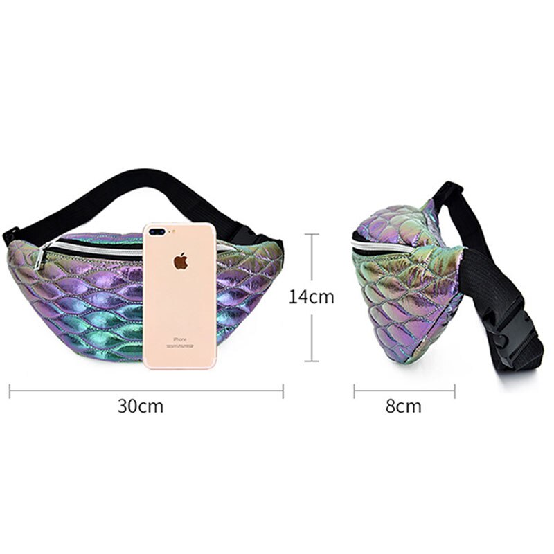 Nette Mini Frauen Taille Pack fallen Tasche Neue Farbverlauf fanny Pack für Damen Telefon Beutel Brust Taille tasche Hüfte fallen