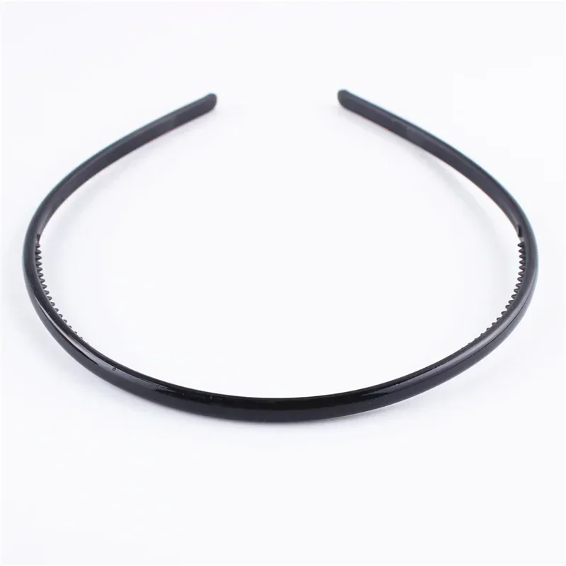 Black Wave Mens Women Unisex Plastic Resin Black Wavy Hair Head Hoop Band Sport Headband Hair Accessories Headdress: GRAY
