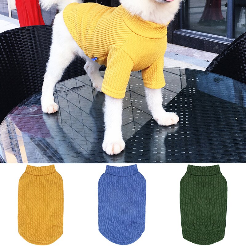 Pet Hond Kat Coltrui Winter Warm Gebreide Hond Kleding Voor Kleine Honden Chihuahua Kleding Puppy Jas Huisdieren Producten