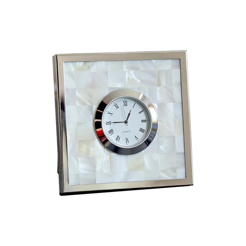 European Shell Decorative Picture Frames Room Aesthetics Bedside Table Family Portrait Photo Frame Alloy Photo Frames Home Decor: Navy Blue