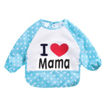 Baby Bibs Apron Boy Girl Newborn Accessories Solid Feeding Love Mom Dad Waterproof Letter Smock Dinner Children Toddlers Kids: 2