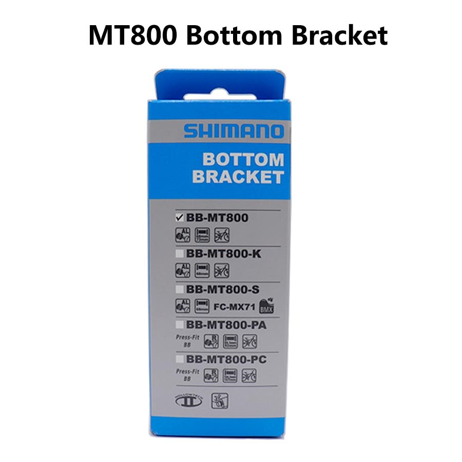 Shimano Deore Xt Slx Trapas BB-MT800 Hollowtech Ii Mountainbike 68/73Mm Vervangt BB70 Originele Box Bike onderdelen