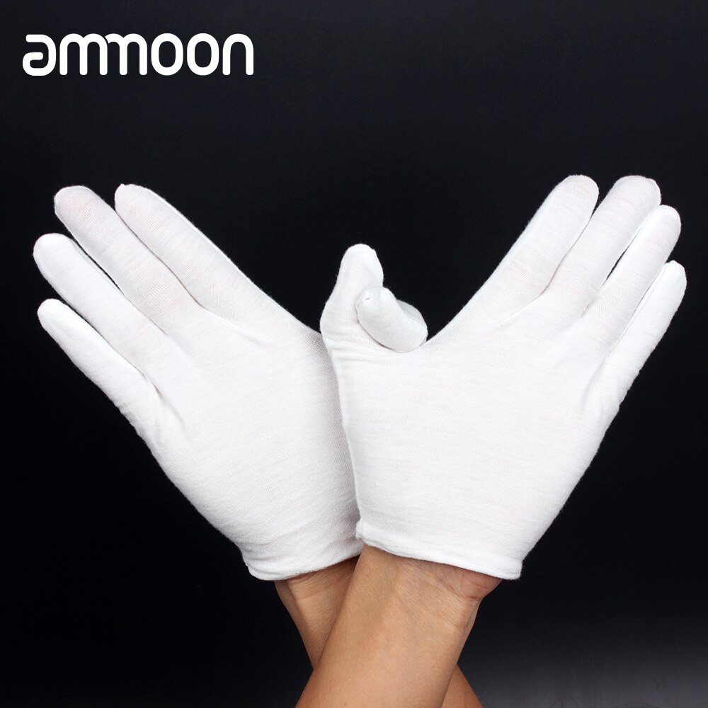 Instrumento Musical de , guantes de rendimiento blancos para saxofón, trompeta, flauta, clarinete, bandas de marcha