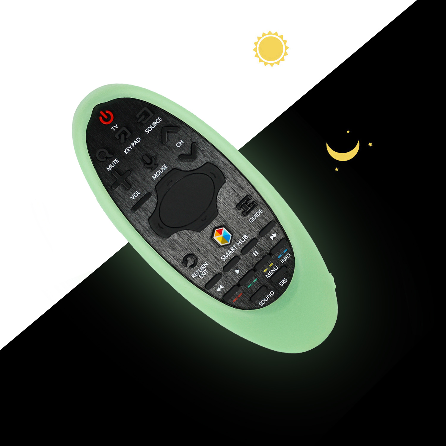 Protective Sheath Cover Case Fit for Samsung TV BN94-07557A BN59-01185A BN59-01185F BN59-01182B BN59-01181B Remote Controller: green