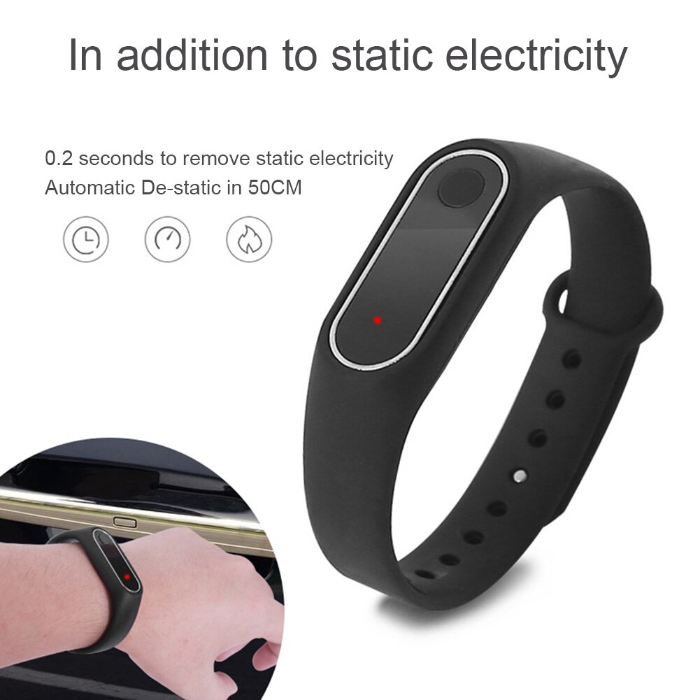 Adjustable Wireless Anti-static Bracelet Electrostatic Discharge Wristband Strap Adjustable Wireless Anti-static Bracelet