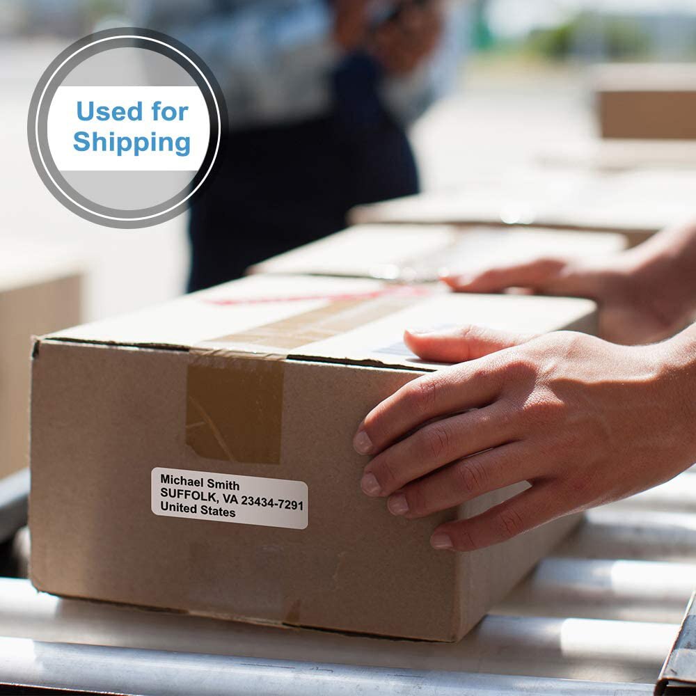 1 Roll 30252 Label Roll Replacement for Dymo 30252 Address Labels for Dymo LabelWriter 450 450 Turbo 4XL 400 Printers 28x89mm