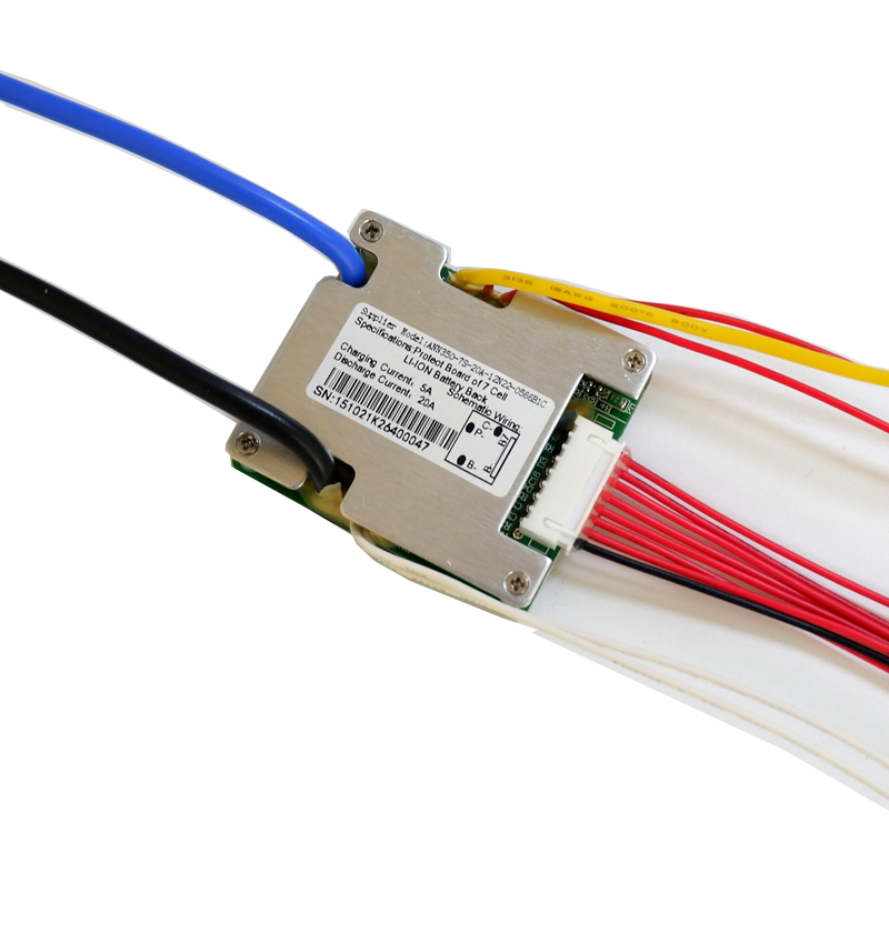 24V Lithiumbatterie BMS 24V 20A BMS mit symmetrischer Funktion und EIN/AUS-Schalter 24V 10Ah 20Ah Li-Ionen-Batterie-Managementsystem