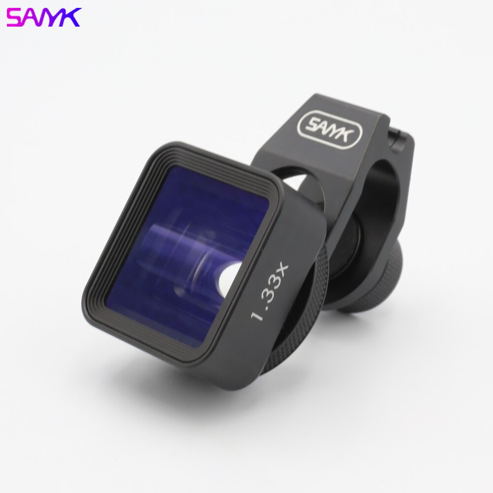 Sanyk 1.33X Breedbeeld Anamorphic Lens Breedbeeld Film Lens Professionele Telefoon Lens Vlog Video Lens Voor 98% Smartphone