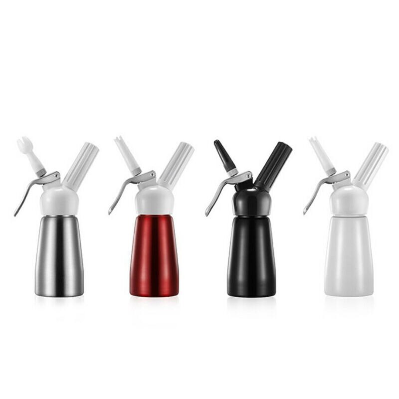 Distributeur de crème à Dessert en aluminium | Distributeur de crème à Dessert fouettée Portable de 250mL, machine à gâteaux en mousse