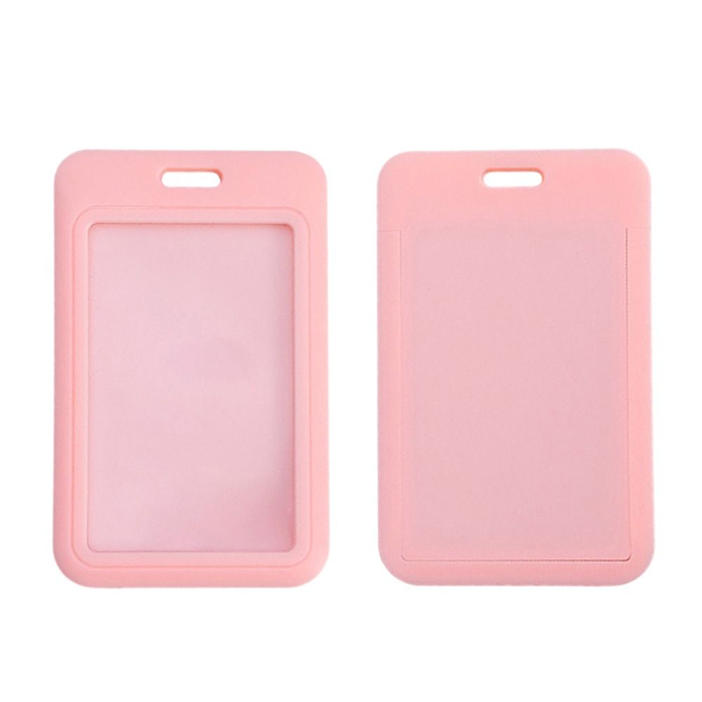 Tarjetero de plástico para estudiantes, funda bonita para tarjetas de crédito: Azul cielo