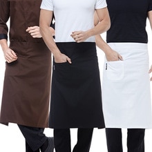Koch Uniformen Frauen Kleid Restaurant Küche Tragen Männer Kleidung Wasserdicht Öl-beweis mit Tasche Cafe Kellnerin Koch Koch Schürzen