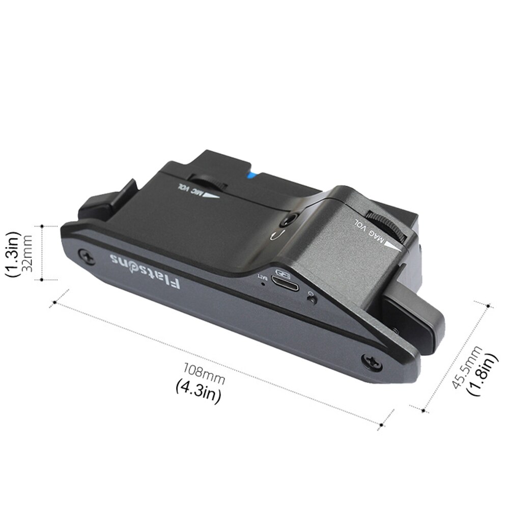 1 Set Acoustic Guitar Pickup Non-opening Inner Recording Guitar Pickup (Black)