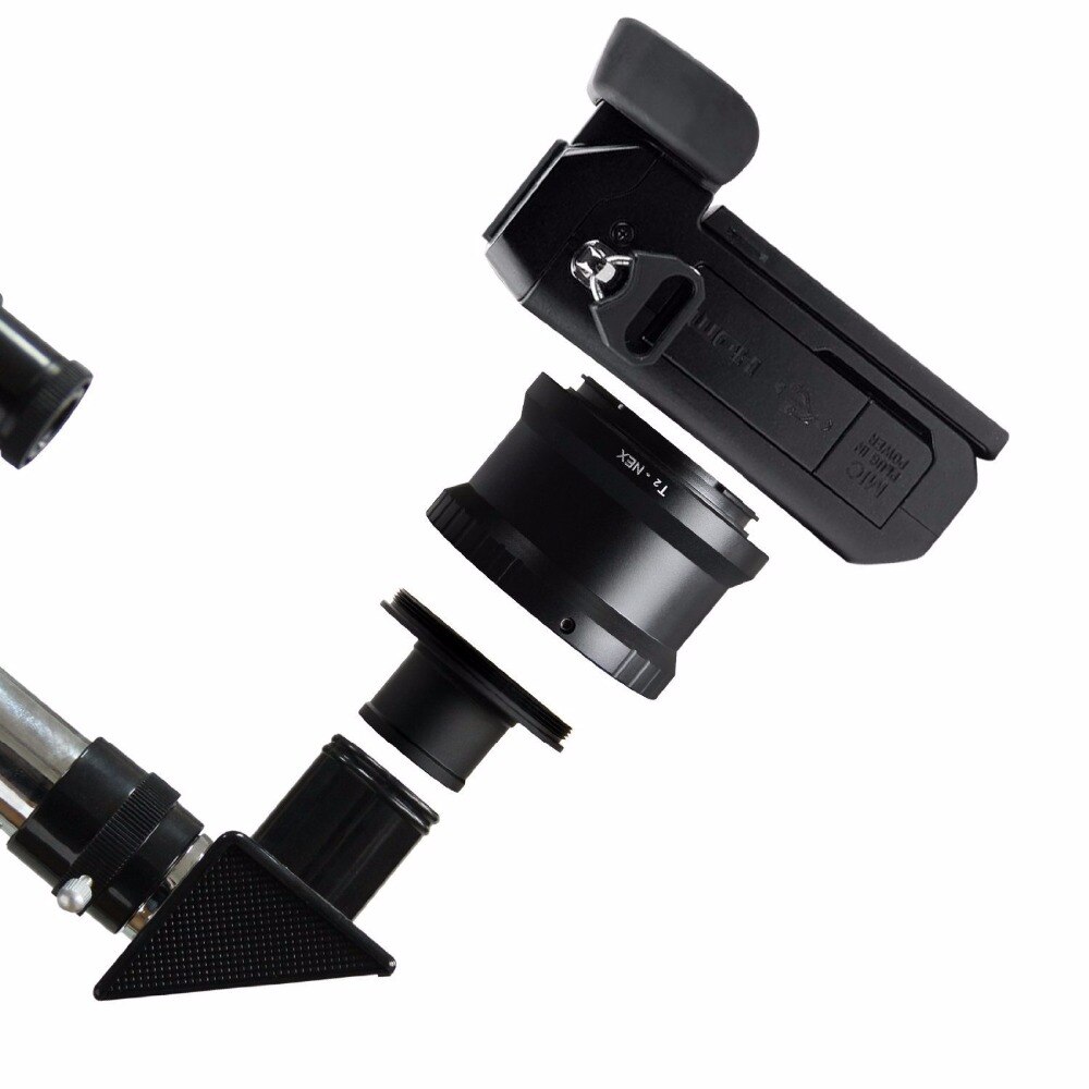 Montura T T2 para cámaras Sony NEX y adaptador de telescopio con puertos ocular de 0,95 pulgadas