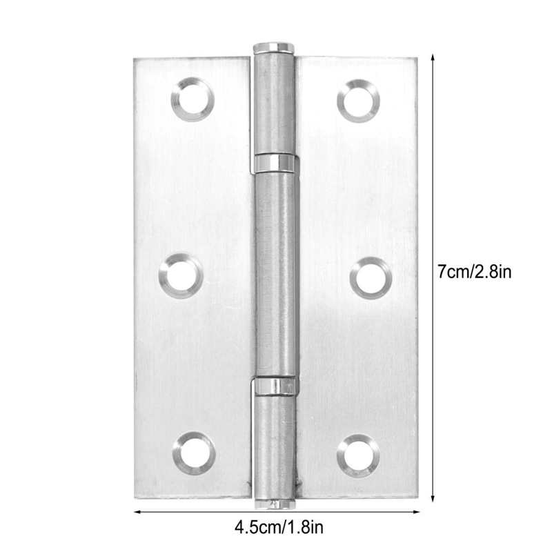 7 Pair Stainless Steel Small Hinge Household Cabinet Door Hinges Furniture Hardware Accessories Furniture Hinge