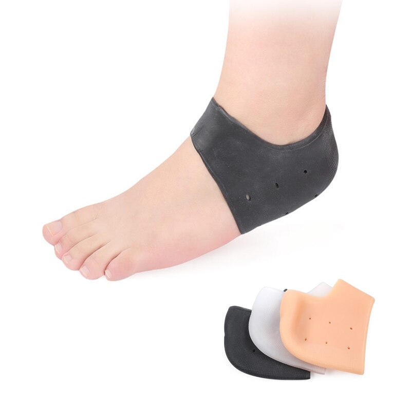 1 PAIR Plantar Fasciitis Heel Pad Silicone Sleeve Heel Cup relieves plantar fasciitis heel pain and reduces heel pressure TSLM1