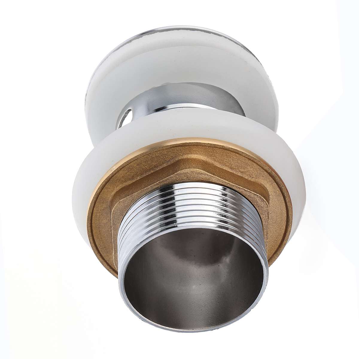 Zinc Alloy Click Slotted Basin Sink Tap Drain Bath Overflow Hole Push Button Pops up Clack Waste Plug