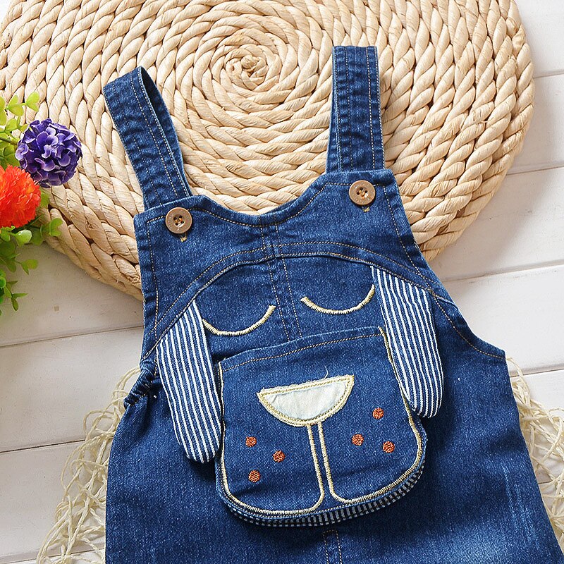 Ienens Kids Baby Jongens Meisjes Hond Patroon Denim Broek Jeans Overalls Peuter Baby Jongen Meisje Playsuit Kleding Kleding Lange Broek