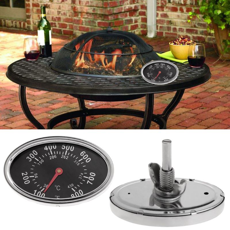 800 ℉ oval bbq pit smoker grill termometer ratt temperaturmätare ersättning  a0nc