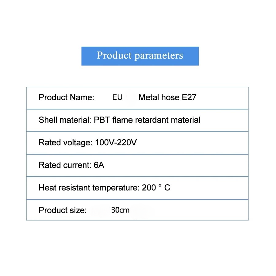 EU-stekker naar E27 lamphouder gloeilampfitting met schakelaar flexibele lampvoet conversie tafellamp converter 30 cm