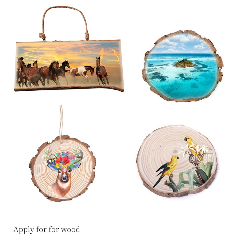 A4 størrelser inkjet vandrutschebane klistermærke papir gennemsigtig farve kunsttryk papel transfer papir vandrutschebane klistermærke papir 40 ark/pose