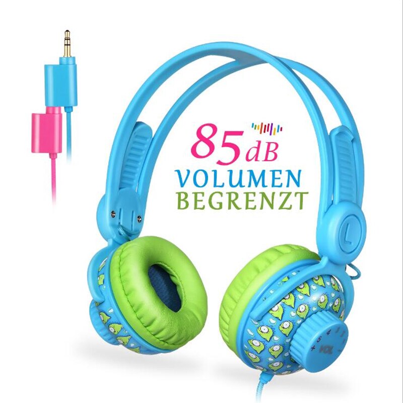 Kinderkoptelefoon met microfoon 80-85db kinderkoptelefoons voor  mp3/4 pc smartphones oordopjes kinderen verjaardag kerstmis