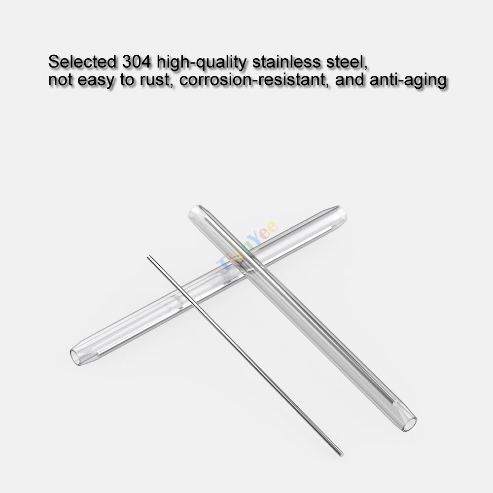 1000pcs lot 60mm 45mm 40mm Bare Fiber Cable Fiber Fusion Protection Splice Sleeves Heat Shrinkable tube