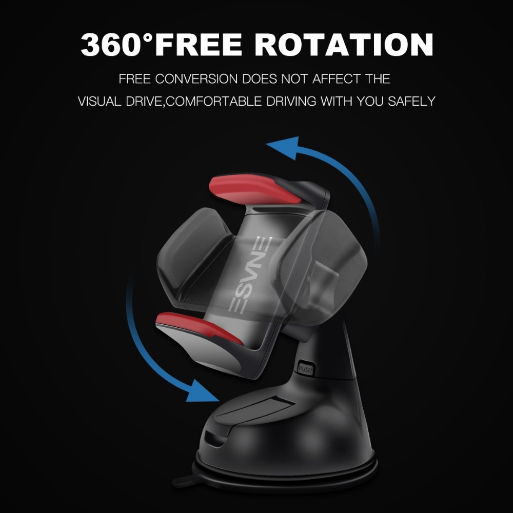 Esvne universele voorruitbevestiging auto telefoonhouder voor iphone 8 6 7 x telefoon autohouder stands ondersteuning mobiele telefoon