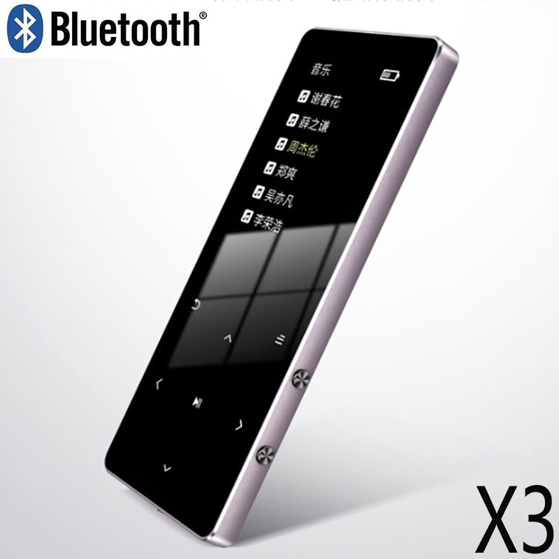 Bluetooth mp3 player Music playing with fm radio video player E-book player MP3 with Built-in Speaker