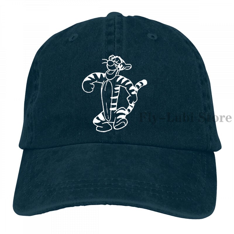 Tigger Style 3 Baseball cap men women Trucker Hats adjustable cap: 2-Navy