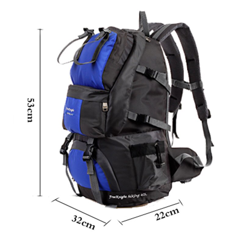 50L Outdoor Hiking Backpack Waterproof Nylon Travel Mountain Trekking Camping Climbing Sport Bag WHShopping