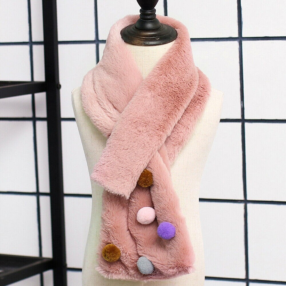 Accessoires pour bébé, écharpe douce pour enfants, garçons et filles, cache-cou d'hiver, foulards en patchwork pelucheux, châle: 9